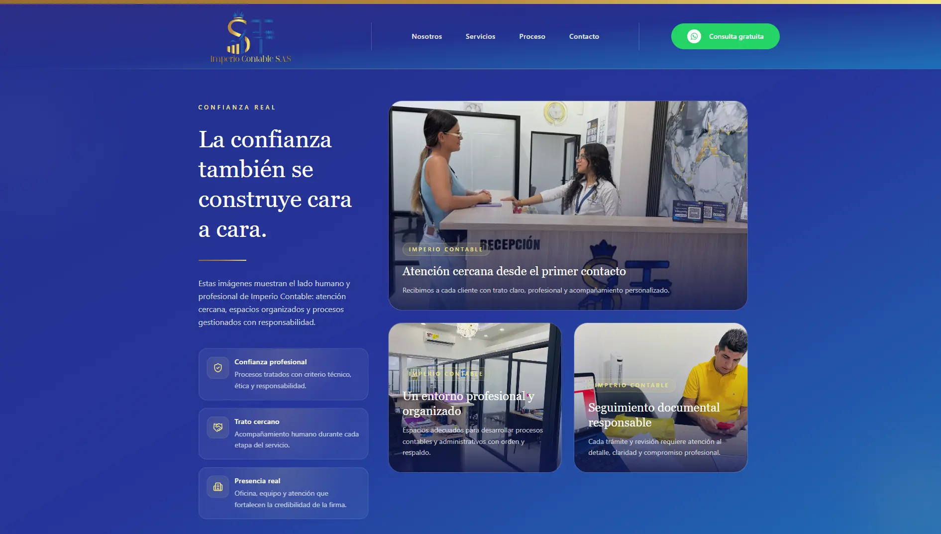 Sección de Servicios de Imperio Contable
