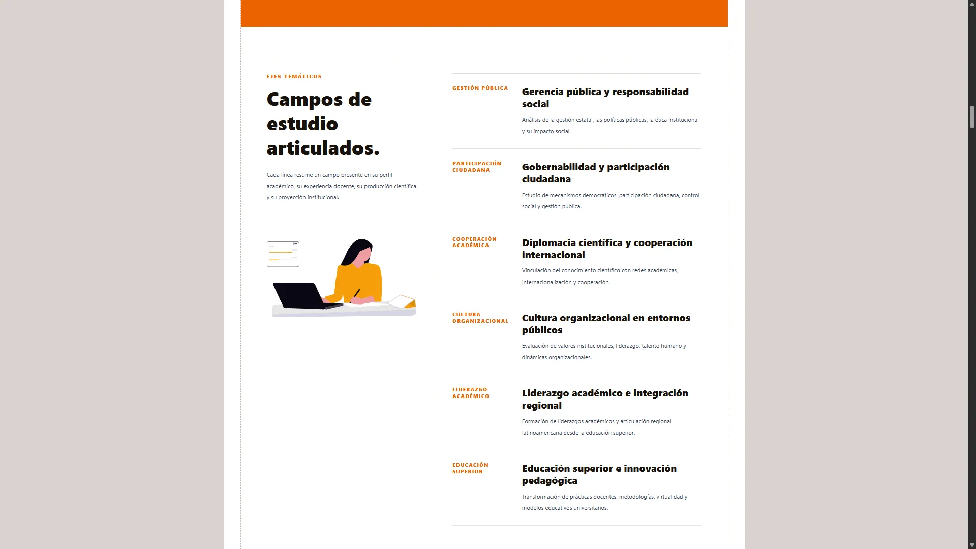 Perfil académico
