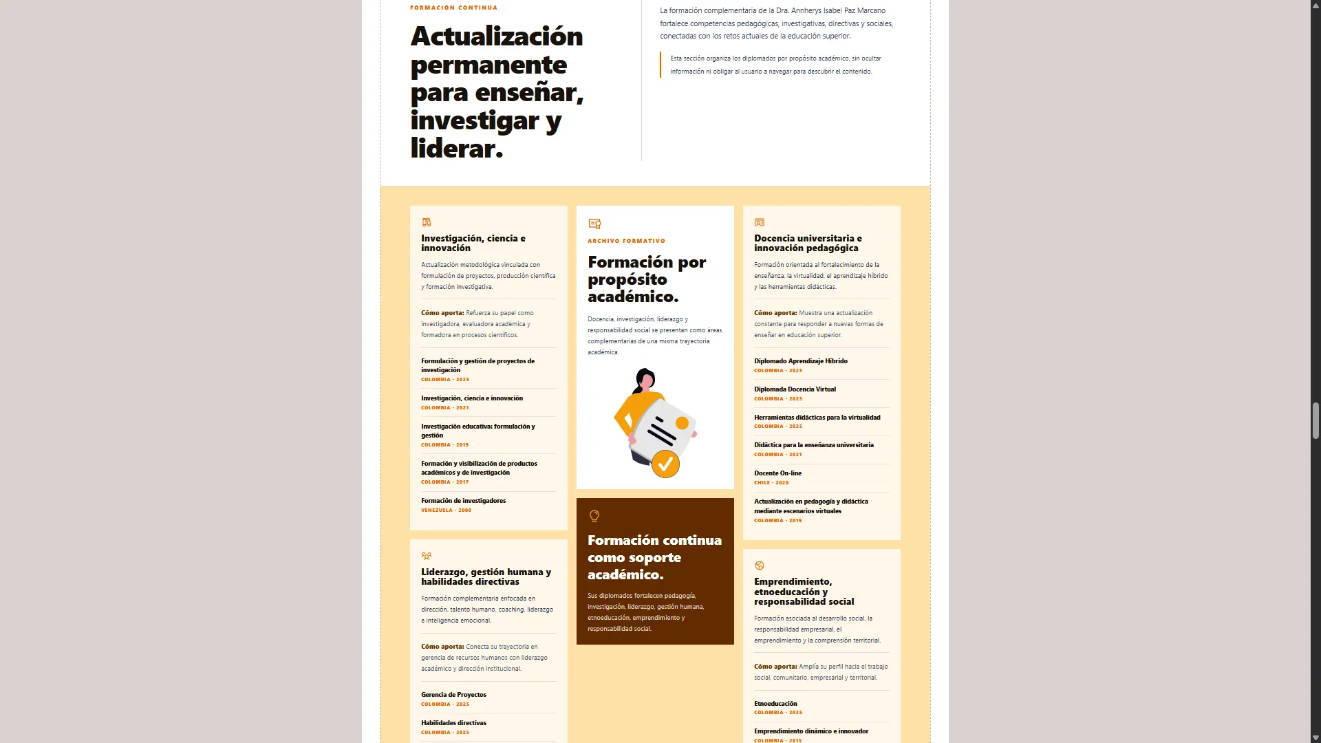 Perfil académico