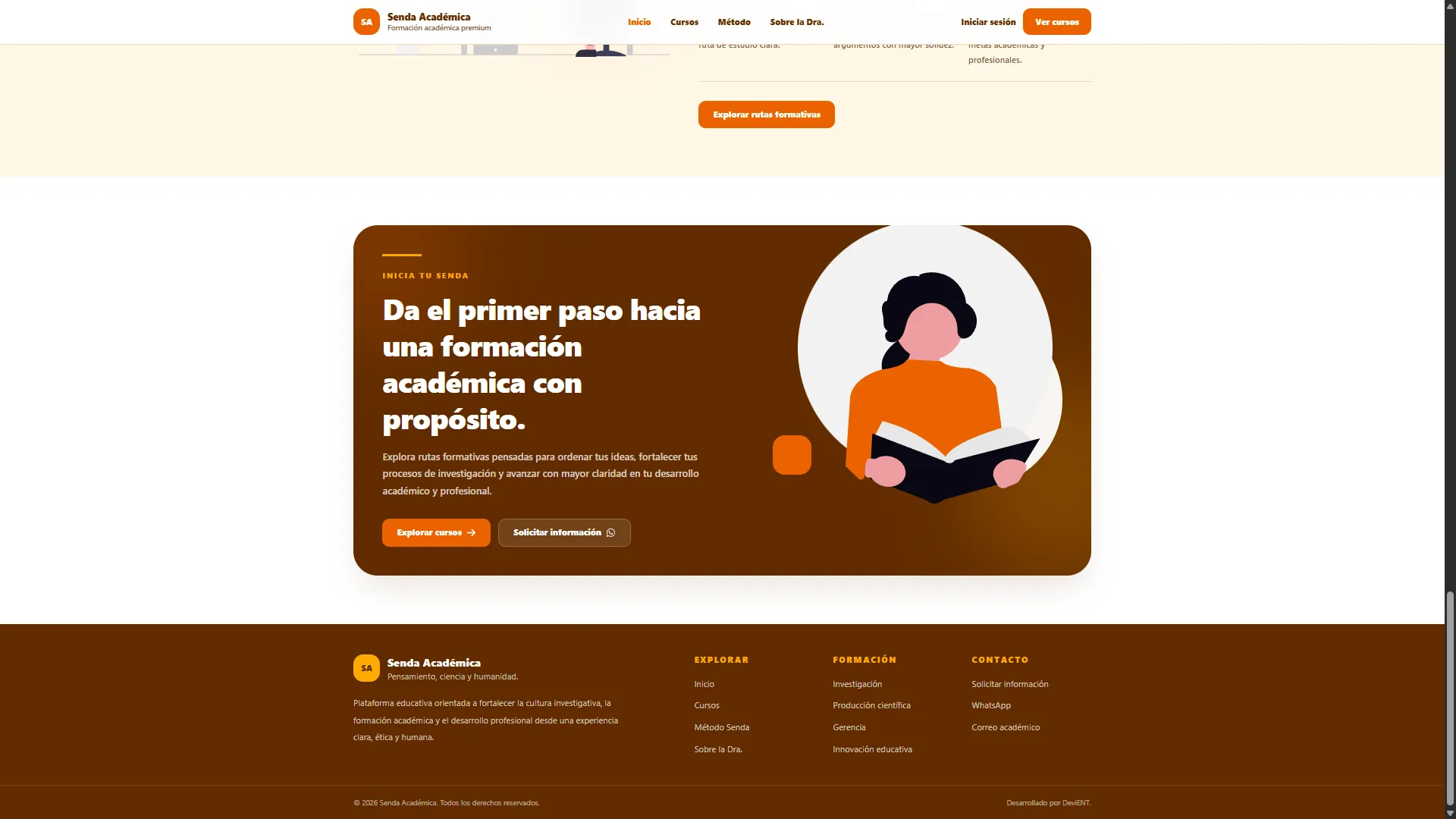 Detalle de curso de Senda Académica
