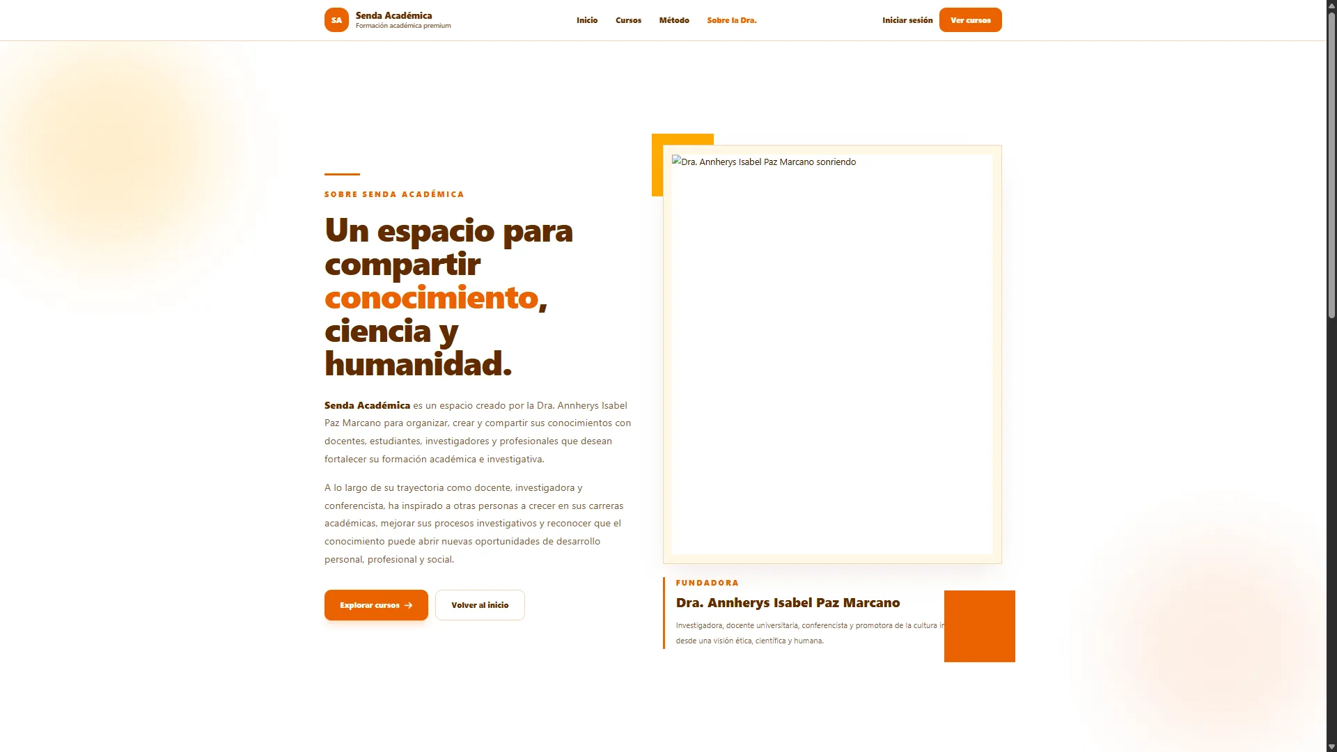 Área de aprendizaje de Senda Académica