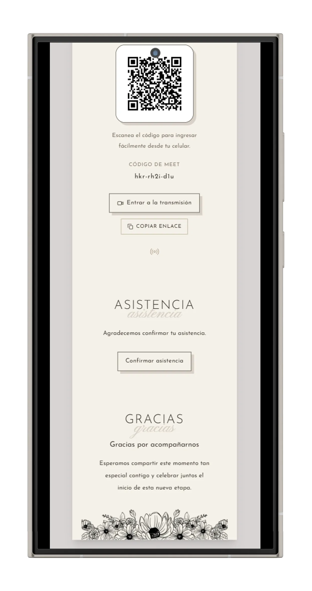 Confirmación por WhatsApp